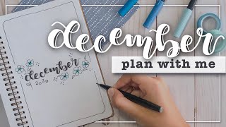 Plan With Me || December 2020 Bullet Journal Setup