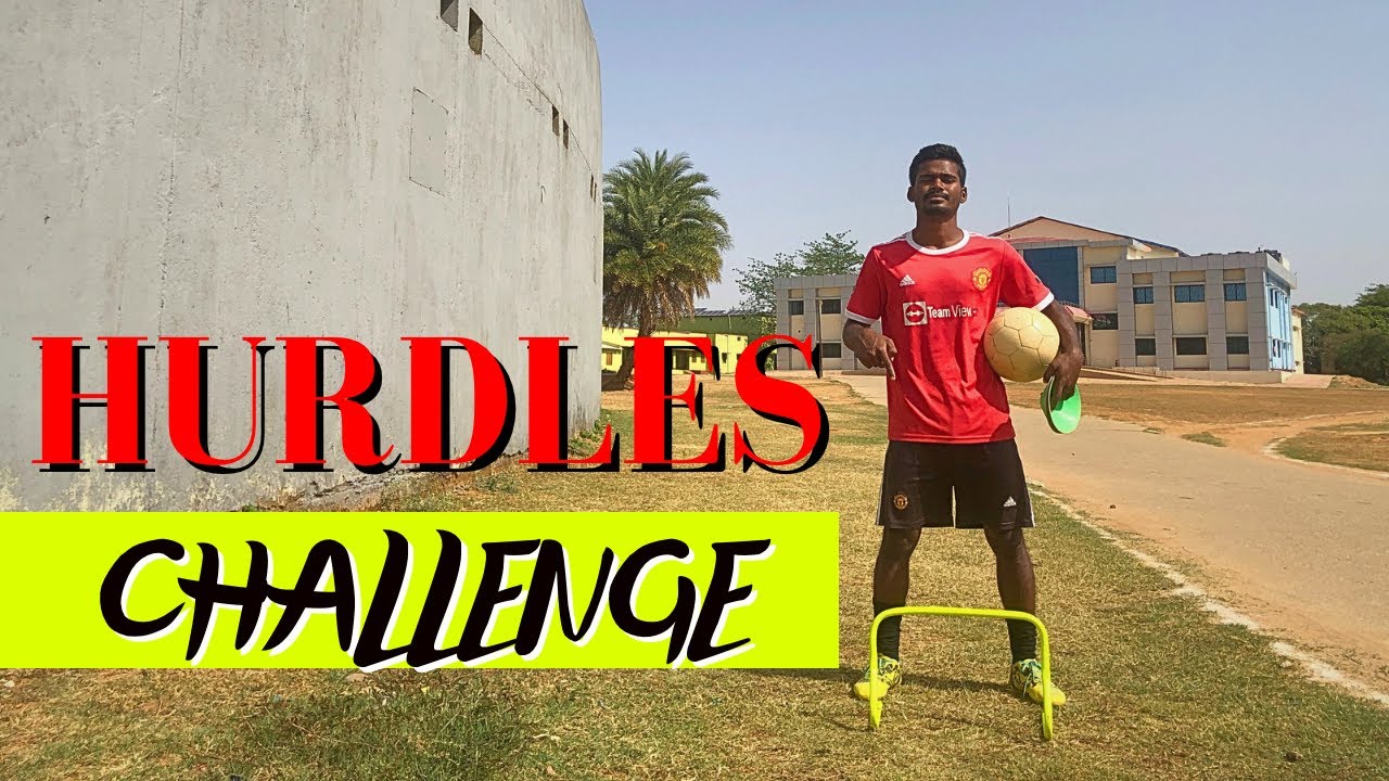 Football Hurdles challenge / Score Challenge YouTube