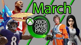 Xbox Game Pass March 2021 Games Suggestions and Additions