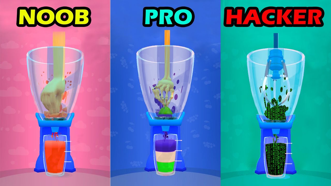 NOOB vs PRO vs HACKER - Blend It 3D