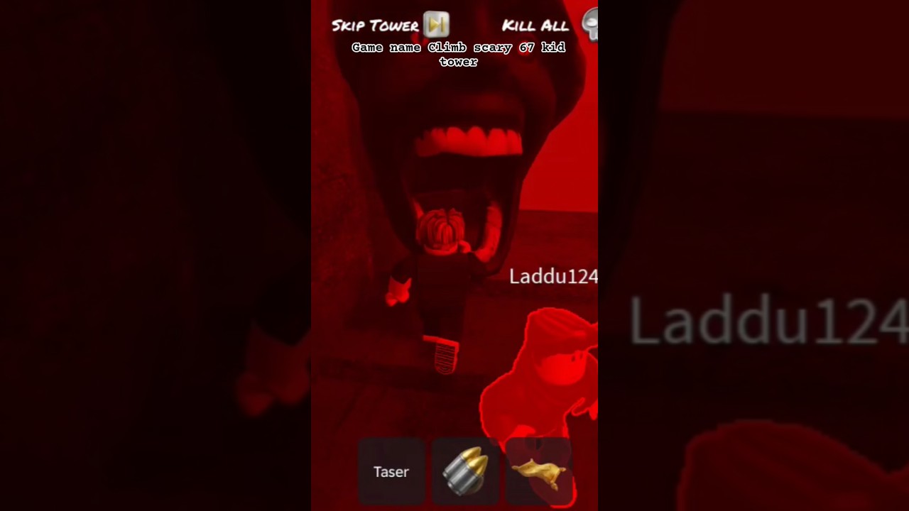 Climb scary 67 kid tower in real life guys