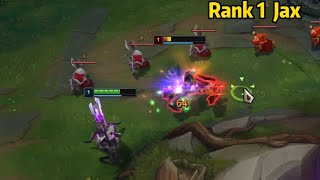 Rank 1 Jax: He Solo Killed Challenger Jayce at Level 1!
