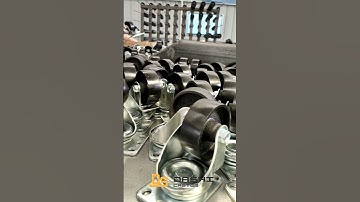 DS2030 - Production of Steel Wheel Caster Wheels #industrialcasters #heavydutycasters