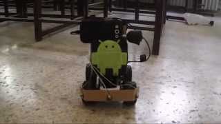 Android Based Autonomous Mobile Robot Controlled By Computer Vision