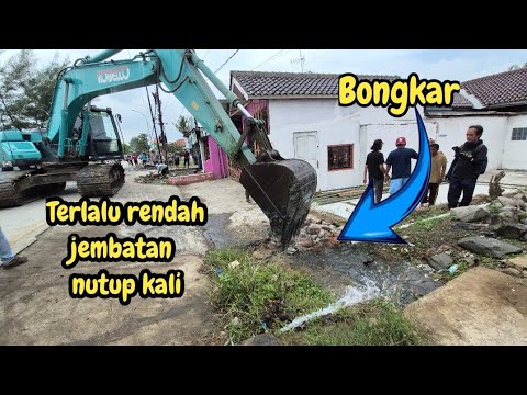 PARAH❗️KALI KETUTUP JEMBATAN AMAT RENDAH❗️AKHIRNYA BONGKAR❗️#kdm 