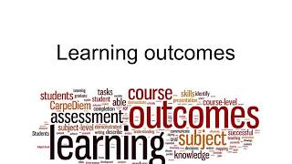 Learning Outcomes Overview