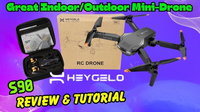 Heygelo S90 Drone with Camera for Adults - 1080P HD Mini FPV