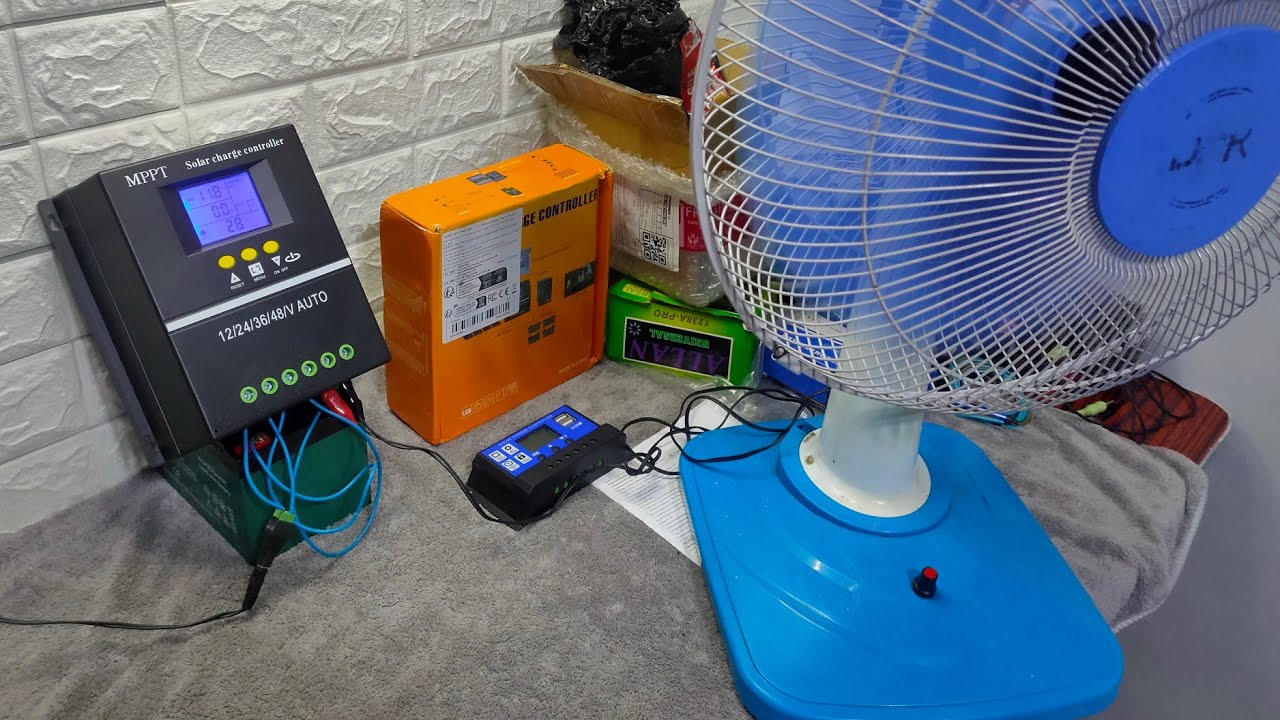 MPPT Solar charge controller 100 Amp test load - YouTube