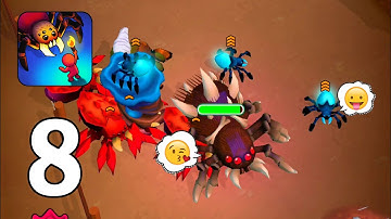 The Spider Nest: Eat the World - Gameplay Walkthrough Part 8 (IOS,Android) | Stick Crazee