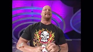 Stone Cold Steve Austin Offers HHH A Beer Eddie Guerrero Gets In Way Entrance Pop WWE Raw 2-8-2001