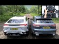 Porsche Cayenne Turbo &amp; Lamborghini Urus - Forza Horizon 5 Online | Logitech g29 gameplay