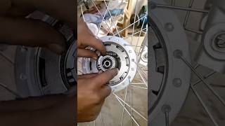 Stuffing Valve Springs Inside a Motorcycle Hub! #motorcycle #automotive #mechanic #bikehacks #shorts