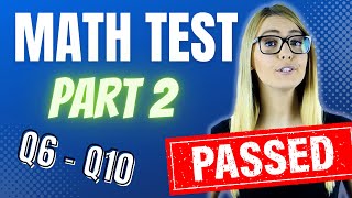 Pass Any Math or Algebra Test - Common Test Questions - Part 2