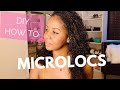 DIY MICROLOCS Installation  | TWO-STRAND TWISTS