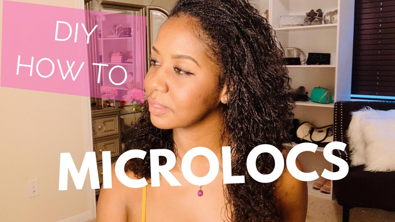 DIY MICROLOCS Installation  | TWO-STRAND TWISTS
