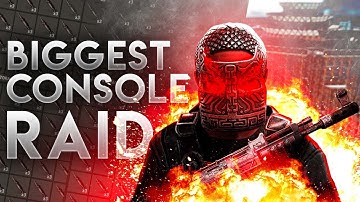 BIGGEST RUST CONSOLE RAID RECORDED? 300+ ROCKETS | Rust Console Edition