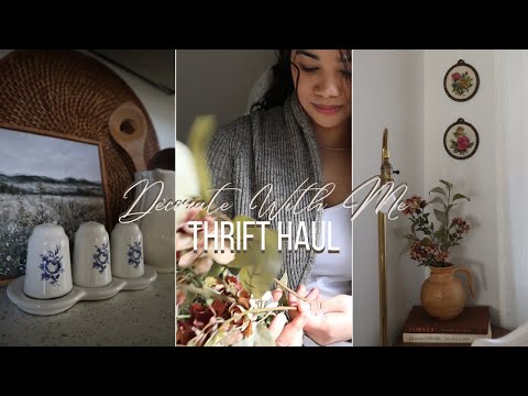 Thrift Haul & Styling | Decorate With Me | Rachel G Thrifts