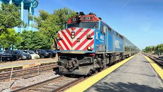 Chicago's Metra Train, Mount Prospect Station.