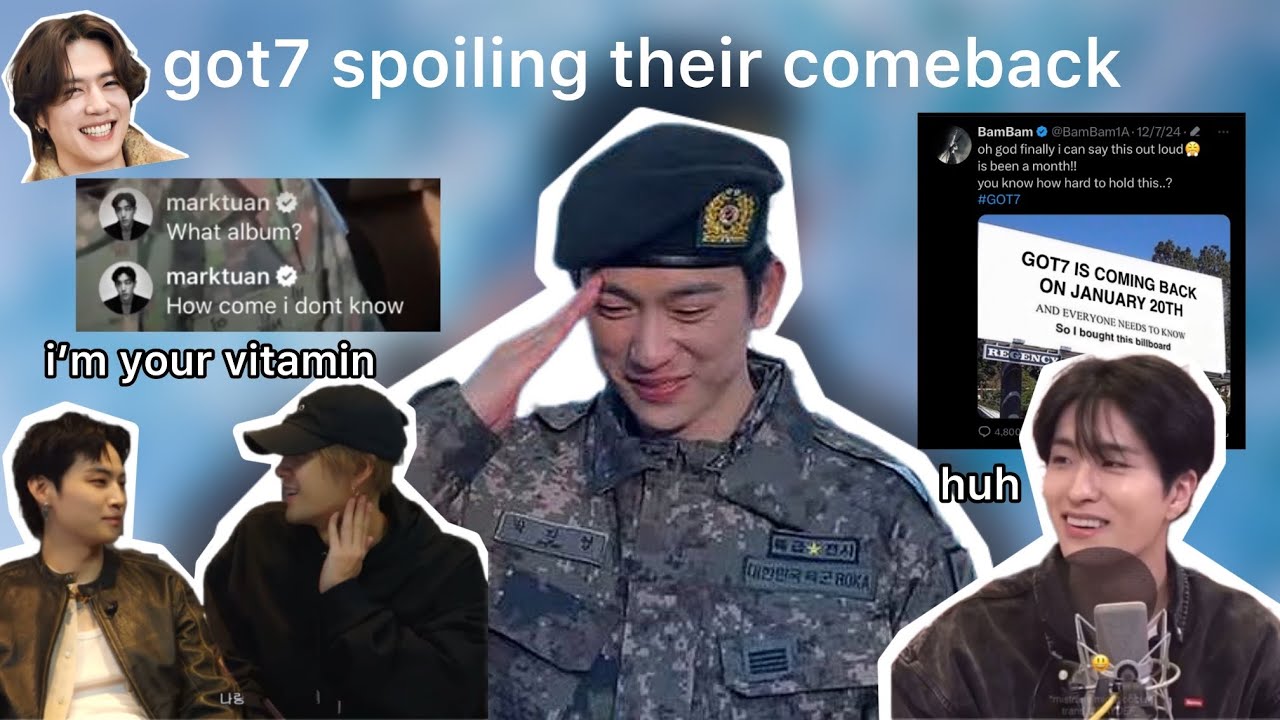 got7 spoiling their new comeback + got7 crumbs