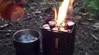 IKEA hobo stove. Печь щепочница из сушилки для столовых приборов.