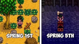 Reaching The Bottom Of The Mines On The Very First Day