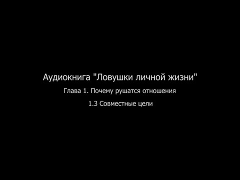 ЛЛЖ. Глава 1. Почему рушатся отношения. 1.3 Совместные цели