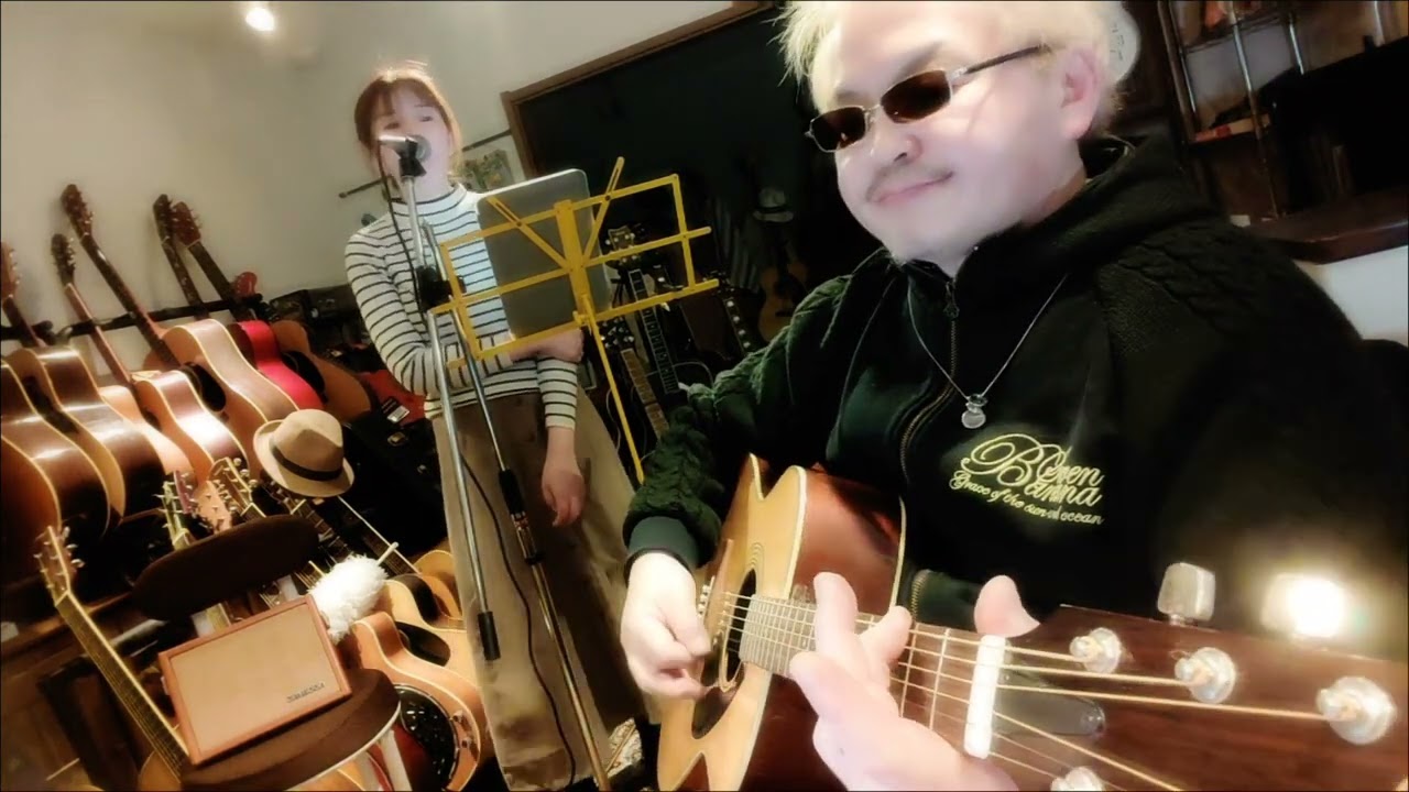 ほうせんか 中島みゆき ✨️ jimaまる 🥰 時の中jima 😎 まるかいちかふえ 🔥 jimamaru 歌 カバー SONG cover ギター🎸弾き語り