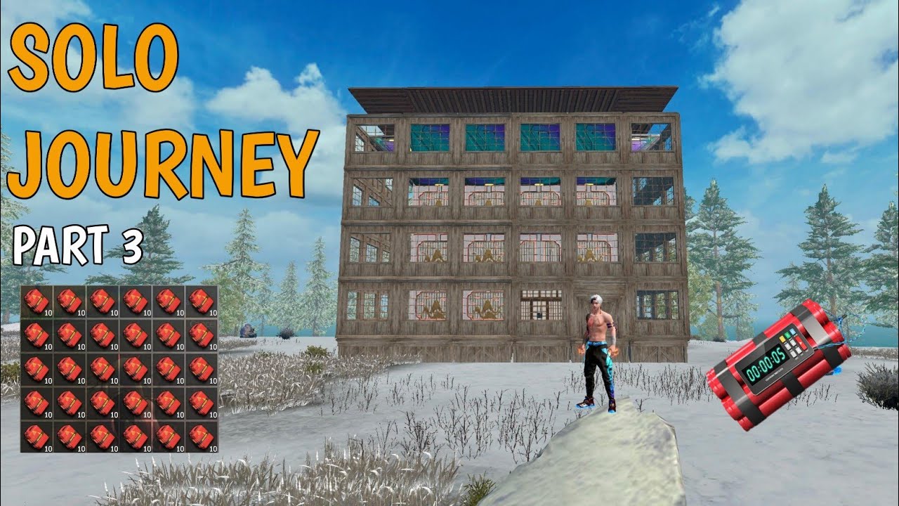 Lucky Standard Tower Base Raid enemy solo journey part 3 / last island of survival