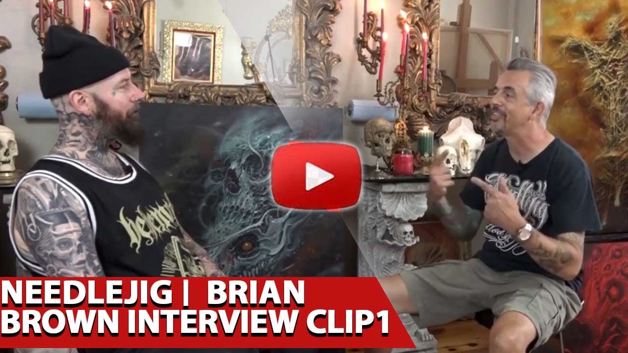 Brian Brown - Dark Tattoo Artist in the Berkshires MA | Interview clip#1/4 - Needlejig Tattoo Supply