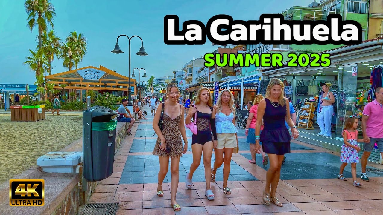 La Carihuela Torremolinos 2025 | Beautiful Life Beach & Sun Andalusia, Spain [4K]