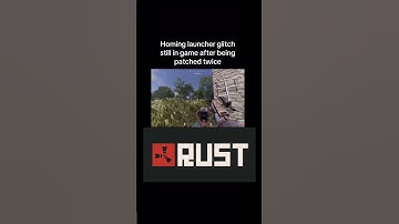 Homing launcher glitch still in the game after being patched twice #rustconsole #rustnewgen
