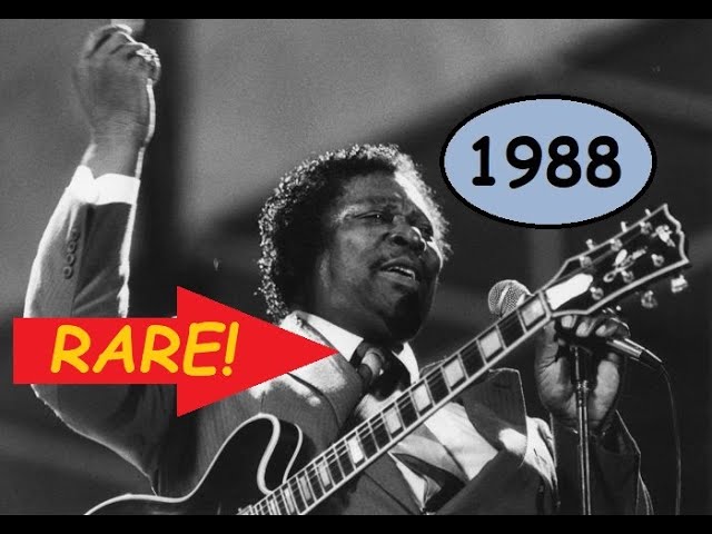 RARE! BB King, 1988 - YouTube