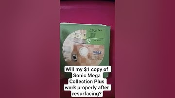 Will my $1 copy of Sonic Mega Collection Plus work properly after resurfacing?