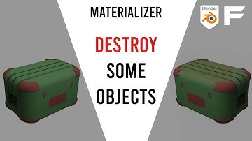 Fluent Materializer - Make Realistic Destroyed Effect (Blender Addon)
