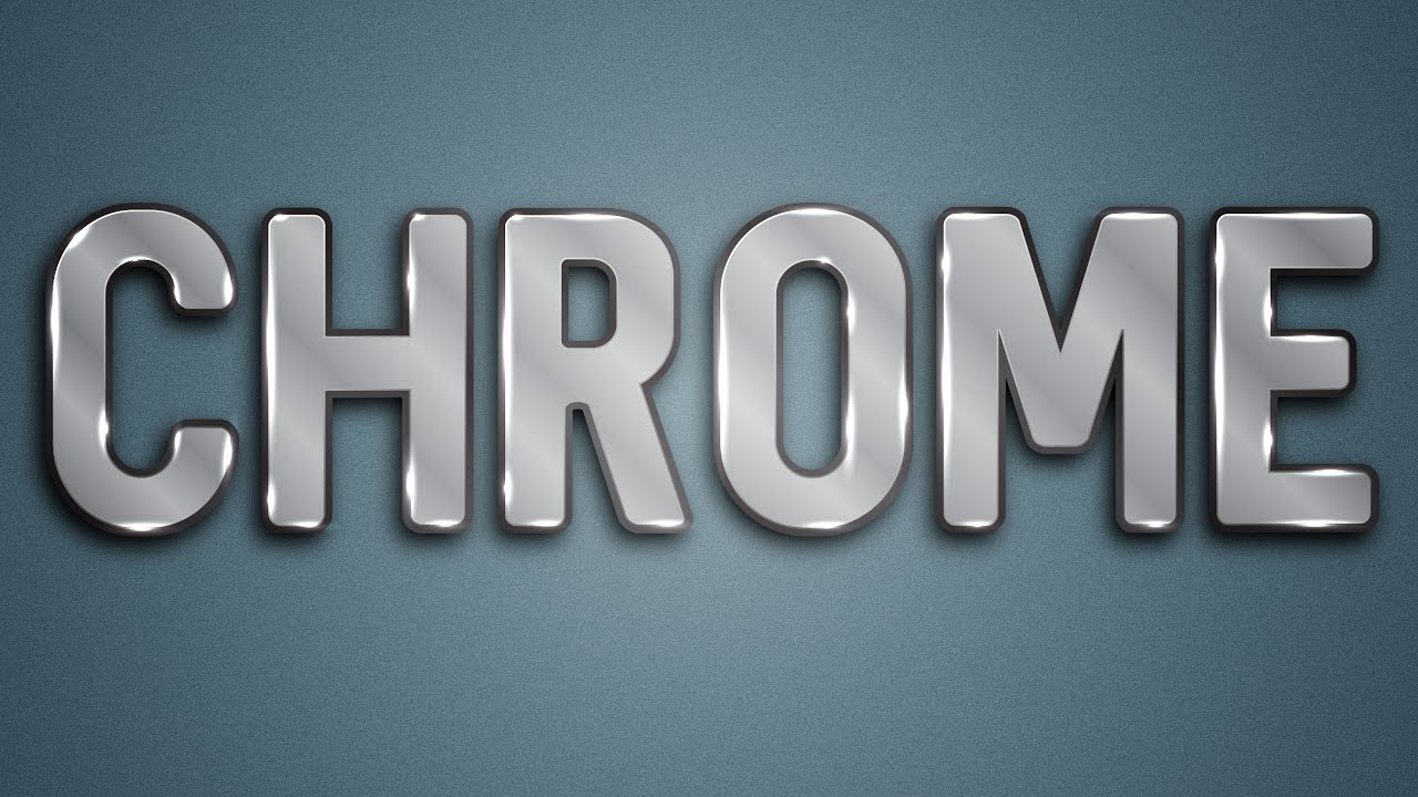 How To Create A Cool Chrome Text Effect In Illustrator Typography - Vrogue