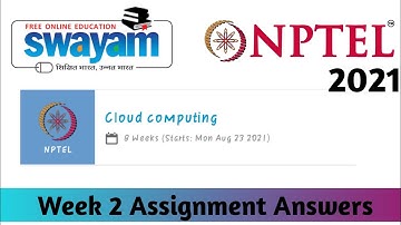NPTEL Cloud Computing Assignment 2 Answers || Week 2 || Unique Jankari