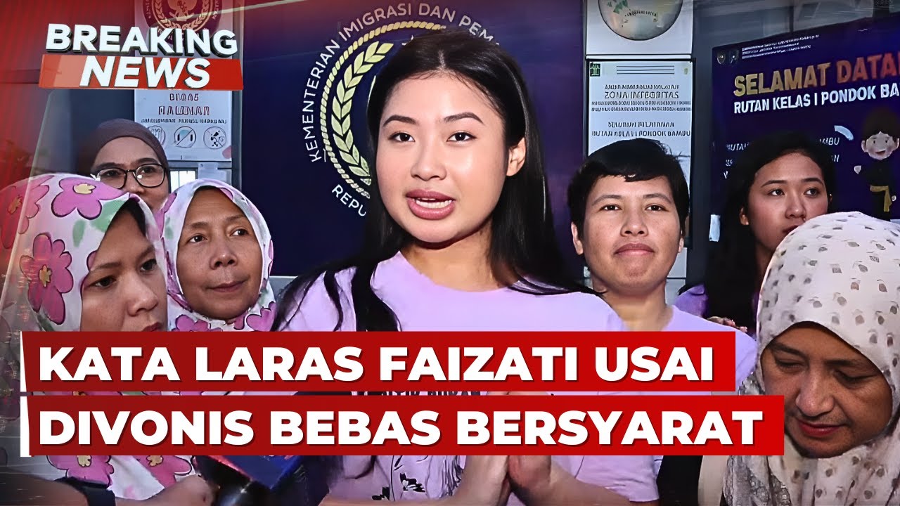 BREAKING NEWS - Pernyataan Laras Faizati usai Divonis Bebas Bersyarat