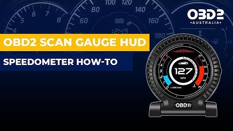 OBD2 Scan Gauge HUD Speedometer How-to