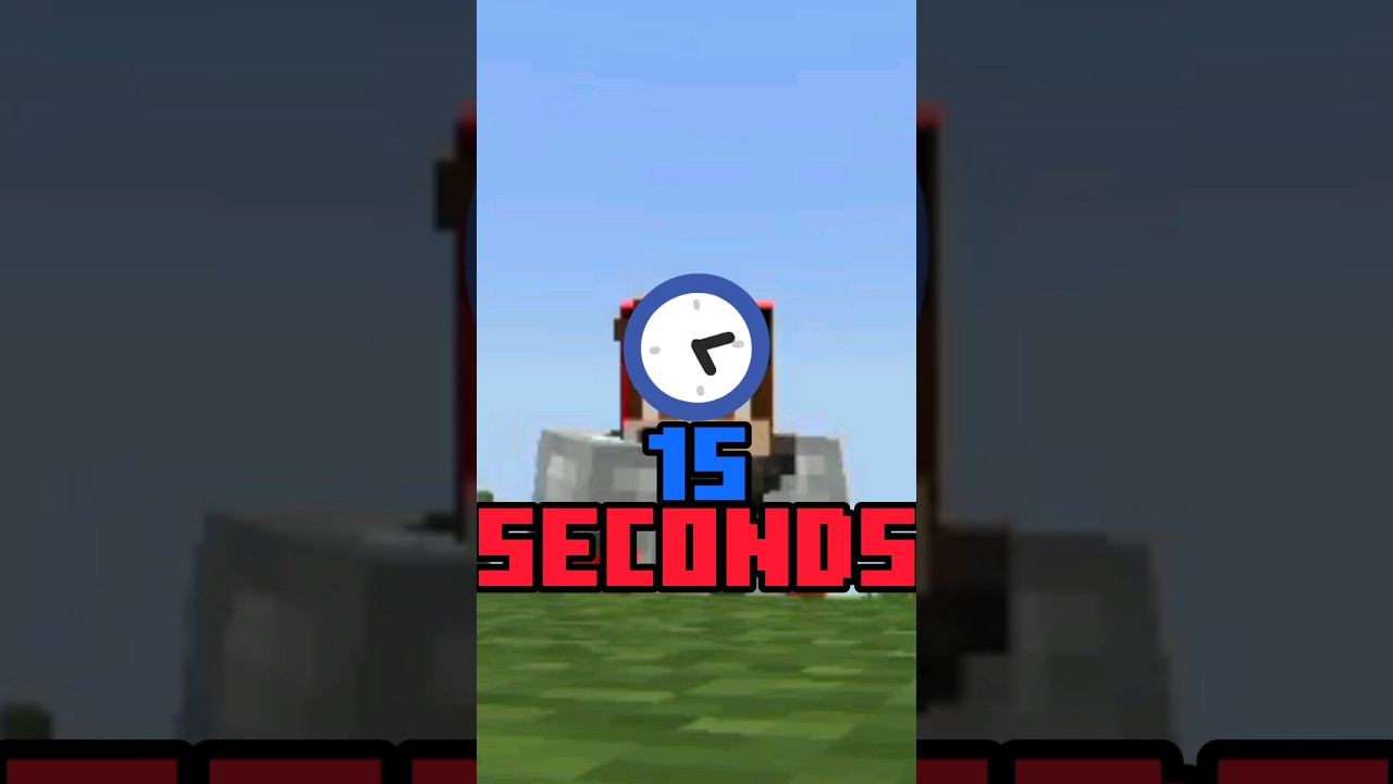 Busting Minecraft Myth In 15 Seconds🤩 