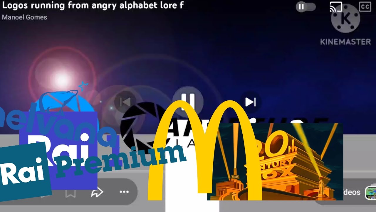 Logos running from angry alphabet lore f v2
