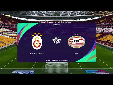 Galatasaray – PSV Eindhoven | Ön Eleme Turu | Şampiyonlar Ligi | PES 2021