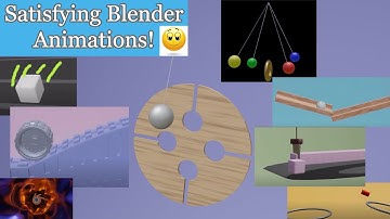 Oddly Satisfying Blender 3-D Animations Compilation