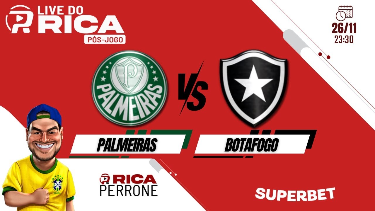 Live pós jogo - Palmeiras x Botafogo - YouTube
