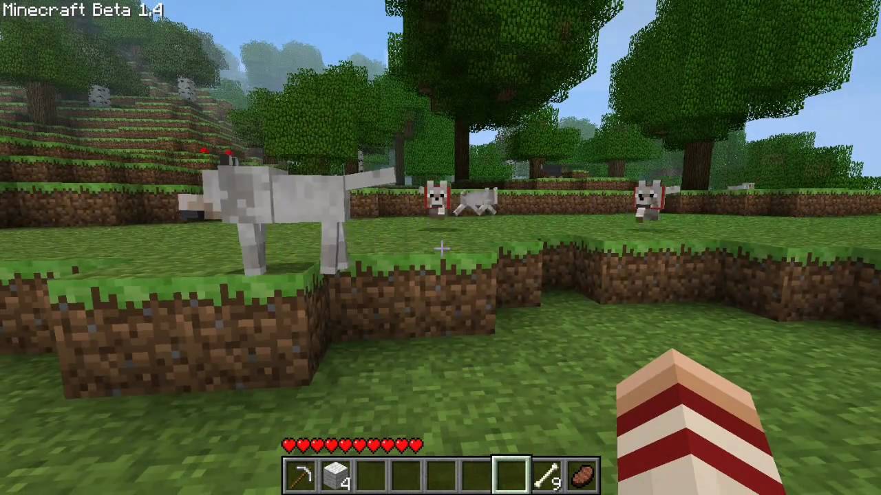 Minecraft Beta 1 4 Update Wolves Cookies And Malfunctioning Beds Youtube