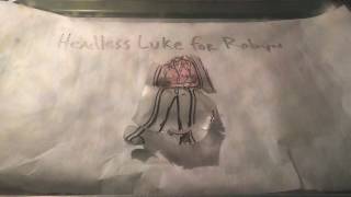 Shrinky Dinks Headless Luke for Robyn XD