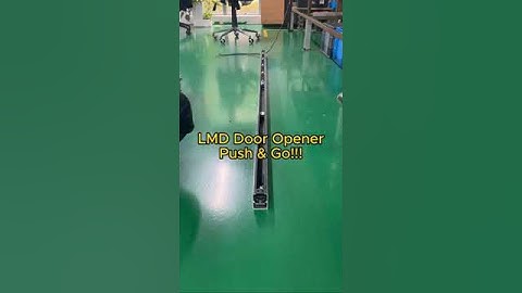 All LMD automatic sliding door openers will be tested before shipping. Push & go function. #autodoor
