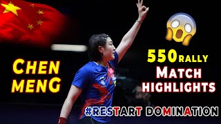 CHEN MENG 2021 #RESTART DOMINATION | Table Tennis / Ping Pong | Match Highlights Profile