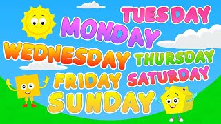 Days Of The Week featuring The Super Simple Puppets | Kids Songs | Super Simple Songs