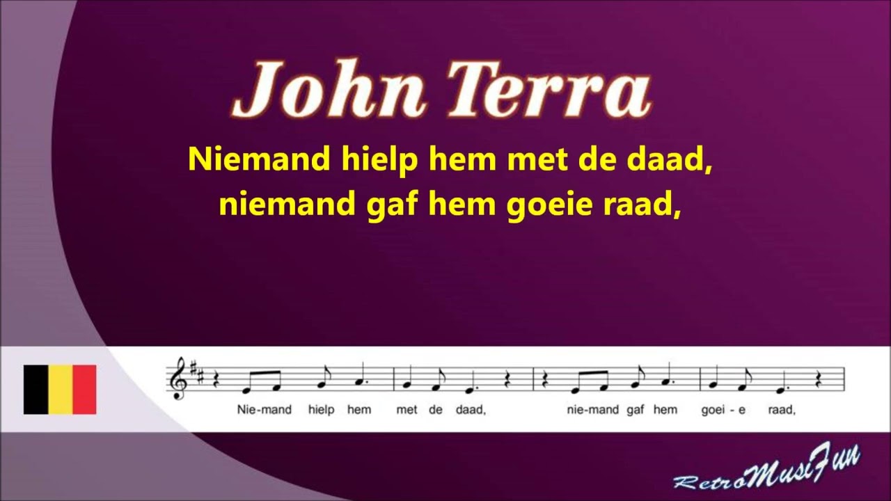 John Terra -De dag dat het zonlicht niet meer scheen - Karaoke