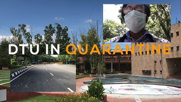 A VISIT TO DTU IN QUARANTINE